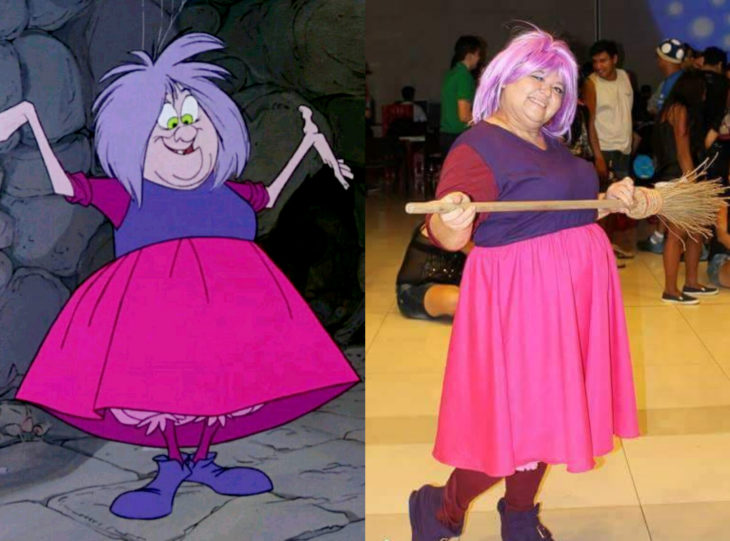 Tía Sol, la abuelita brasileña que hace cosplay; Madame Mim, La espada en la piedra