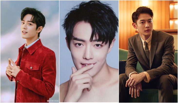 Xiao Zhan actor chino modelando para una nueva serie