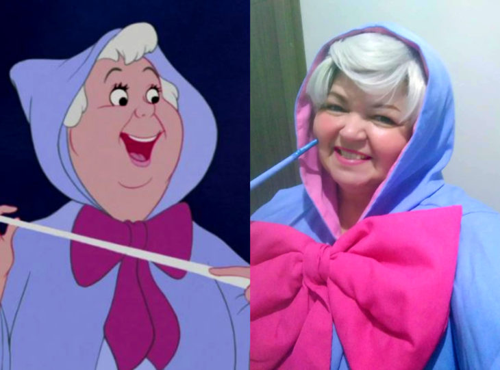 Tía Sol, la abuelita brasileña que hace cosplay; Hada Madrina de Cenicienta