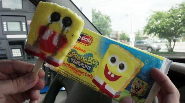 Expectativa VS realidad de paleta de bob esponja