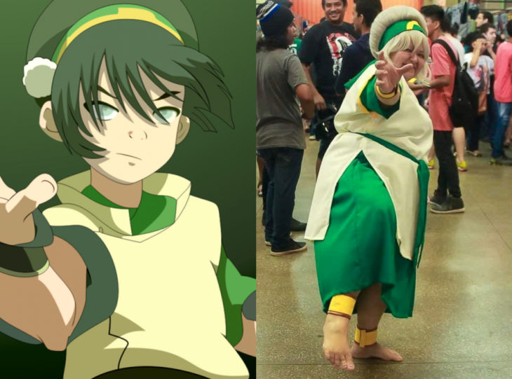 Tía Sol, la abuelita brasileña que hace cosplay; Toph, El ávatar