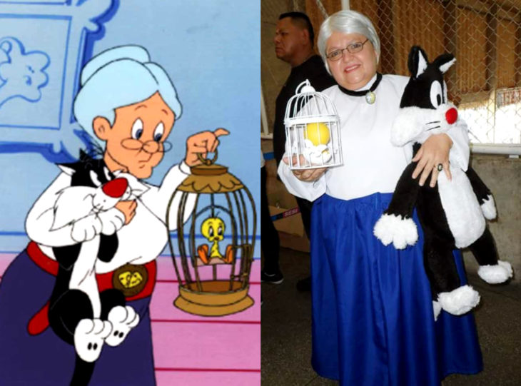 Tía Sol, la abuelita brasileña que hace cosplay; Abuela de Silvestre y Piolín, Emma Webster