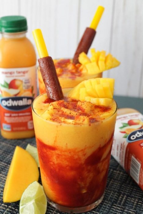 Vaso de Michelada de mango