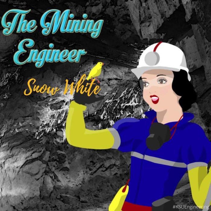 Blancanieves sería ingeniera en minería