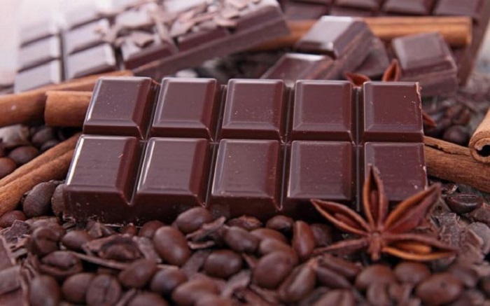 Barra de chocolate oscuro