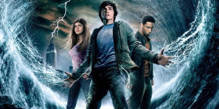 Portada de Percy Jackson el ladrón del rayo 