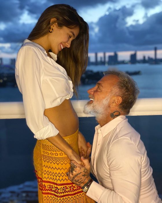 Gianluca Vacchi y Sharon Fonseca esperan a su primer hijo