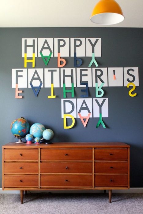 Decoración para el día del padre