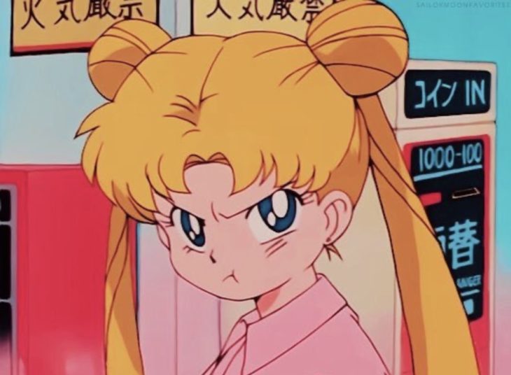 Serena de Sailon moon molesta