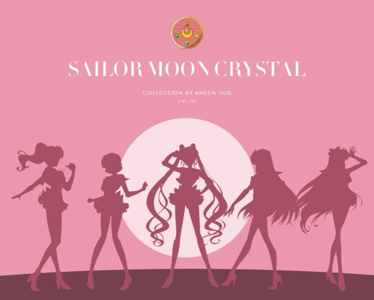 Poster promocional de la lencería de Sailor Moon Crystal 