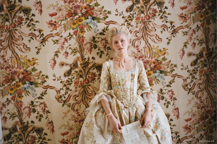 Kirsten Dunst en la película Maria Antonieta