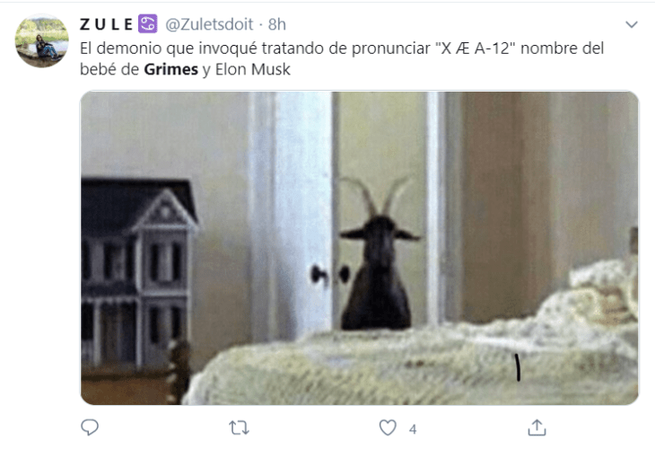 Memes de X AE A-12 hijo de Grimes y Elon Musk