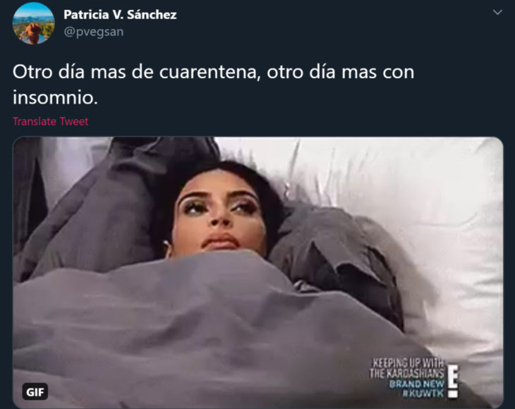 Memes de insomnio en la cuarentena; Kim Kardashian