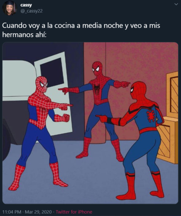 Memes de insomnio en la cuarentena; Síderman