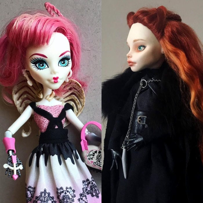 Artista rusa Arty Ooak Dolls tranforma muñecas Monster High en personajes de caricaturas y películas; Sansa Stark, Game of thrones