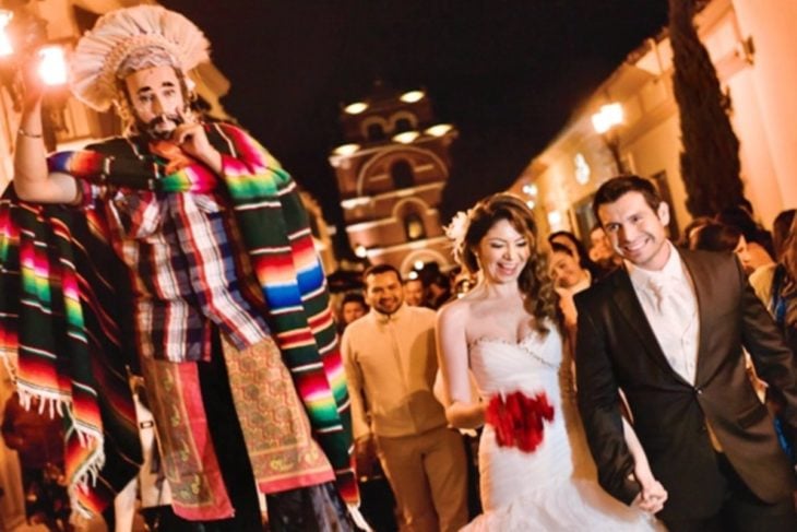 Hochzeitsfeier in Mexiko