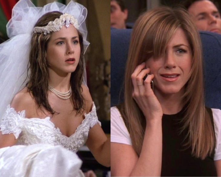 Personajes de series en su primer y última temporada; Rachel Green, Friends