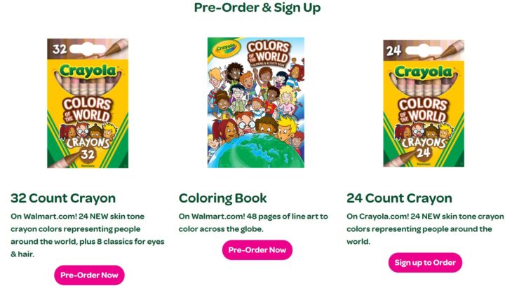 Línea completa de Colores del mundo de Crayola