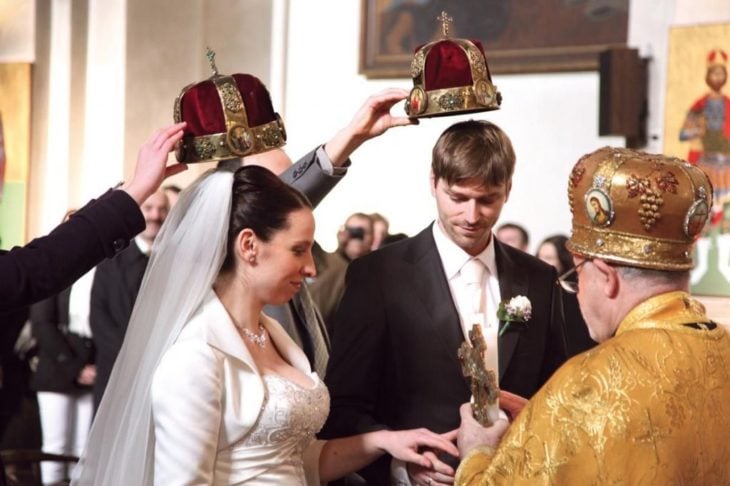Celebración de boda en Rusia