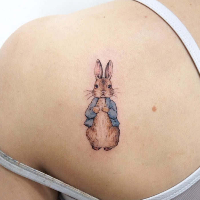 Tatuajes temporales; Peter el conejo