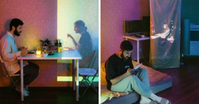 Fotógrafo muestra cómo se ven las relaciones a distancia