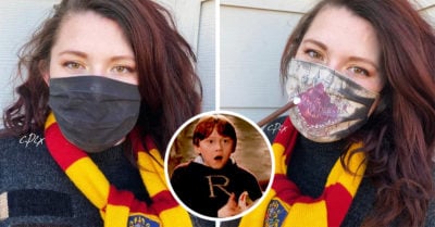 Este cubrebocas de Harry Potter revela el Mapa del Merodeador con cada respiro
