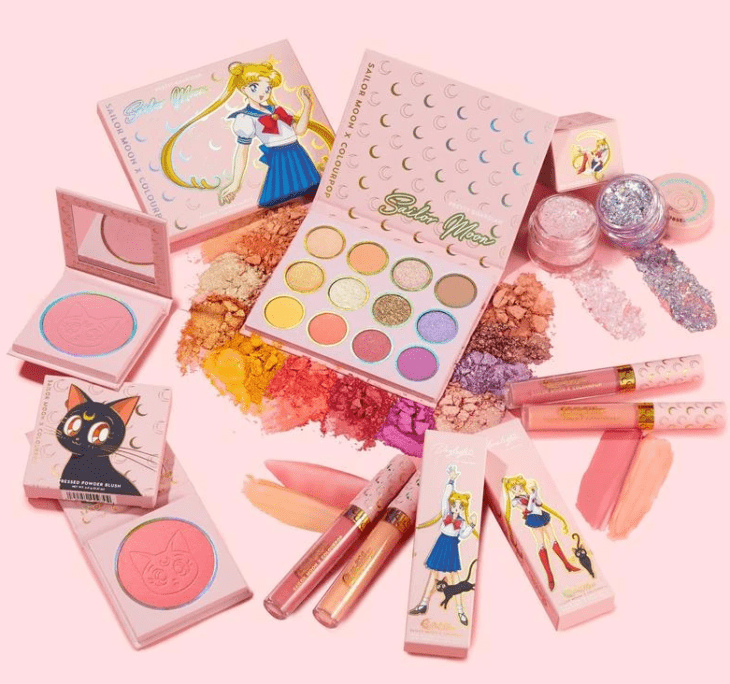 Maquillaje sailor moon colourpop