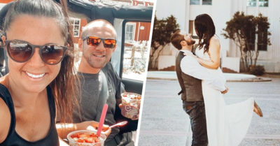 Se casa con el hombre que le salvó la vida en un festival de música