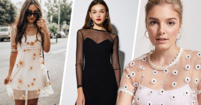 15 Hermosos outfits con toques de transparencias que te fascinarán