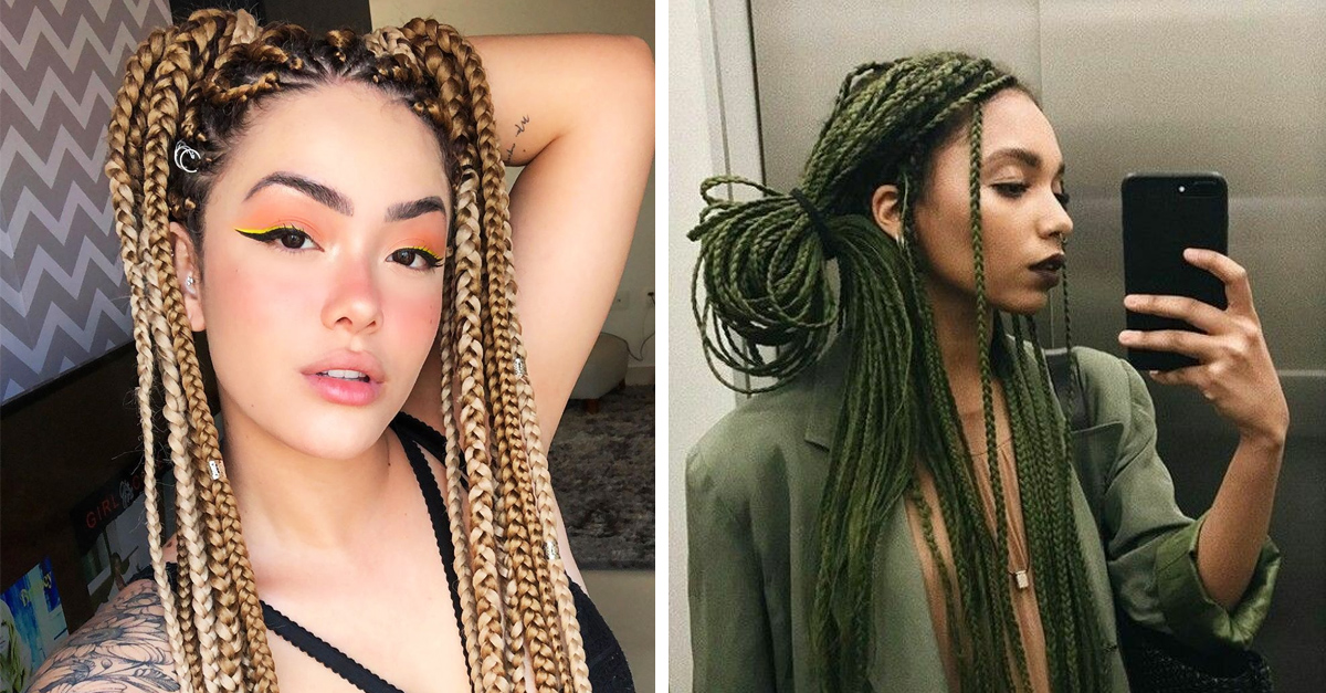 23 Peinados que te convencerán de hacerte trenzas africanas