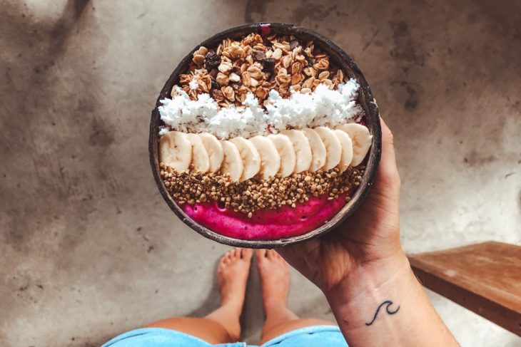 Smoothie bowl con frutos