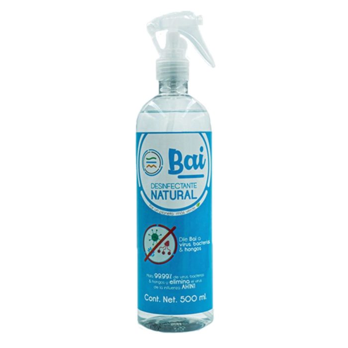 Spray antibacterial de la marca Bai
