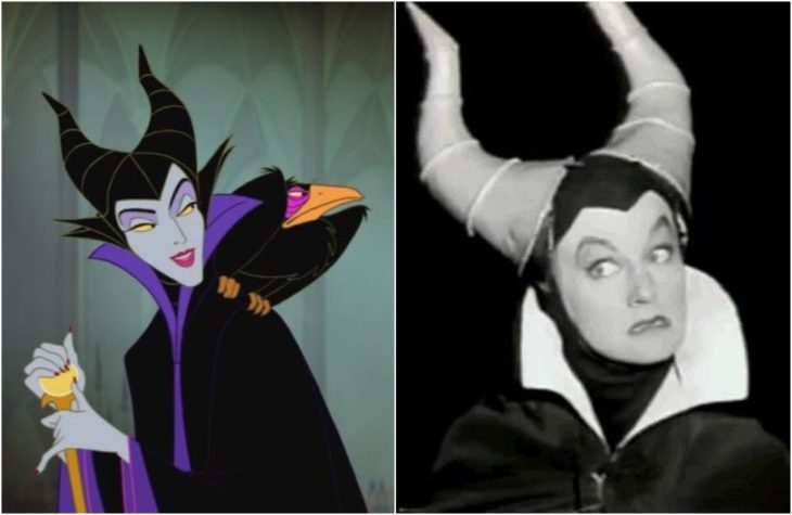 Maléfica, villana Disney de la película La bella durmiente, Inspirada en la actriz Eleanor Audley