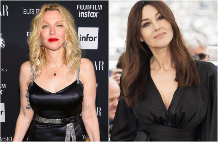 Duplas de celebridades que tienen la misma en comparación con Courtney Love y Monica Bellucci