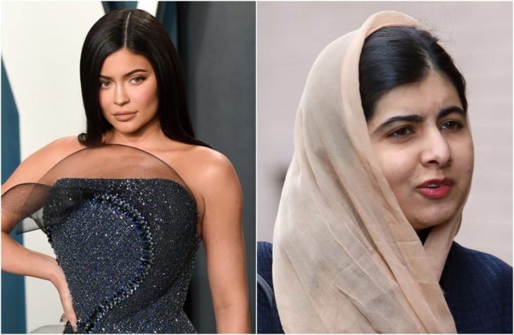 Duplas de celebridades que tienen la misma en comparación con Kylie Jenner y Malala