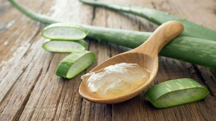 Ingredientes de mascarilla de aloe vera