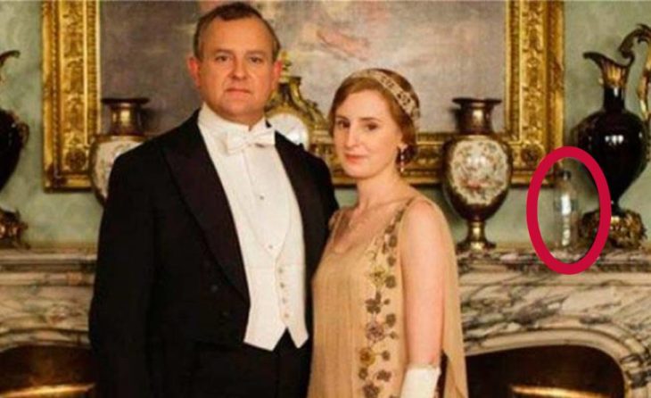 Error de filmación en la serie de Downton Abbey