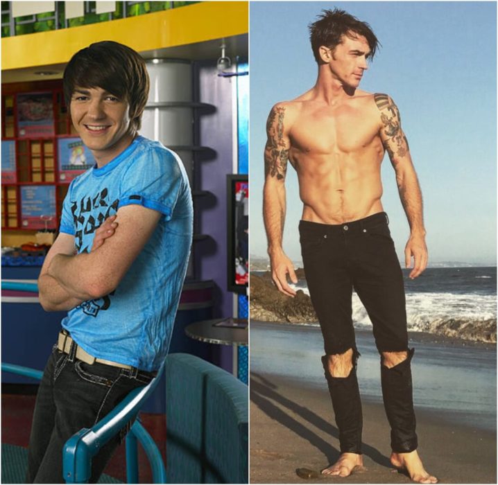 Drake Bell antes y después de estar en el programa de Nickelodeon Drake & Josh