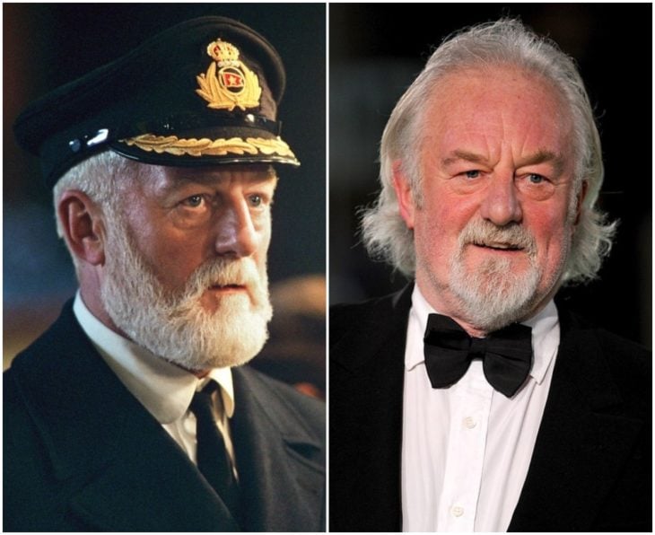 Capitán Edward James Smith interpretada por Bernard Hill en Titanic