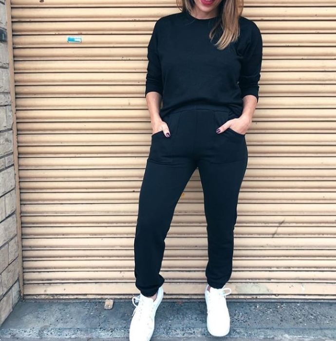 Total black outfit para vernano y entretiempo