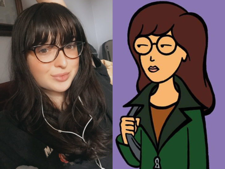 Personas que se parecen a personajes de películas animadas; Daria Morgendorffer