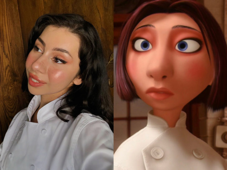 Personas que se parecen a personajes de películas animadas; Ratatouille, Colette Tatou