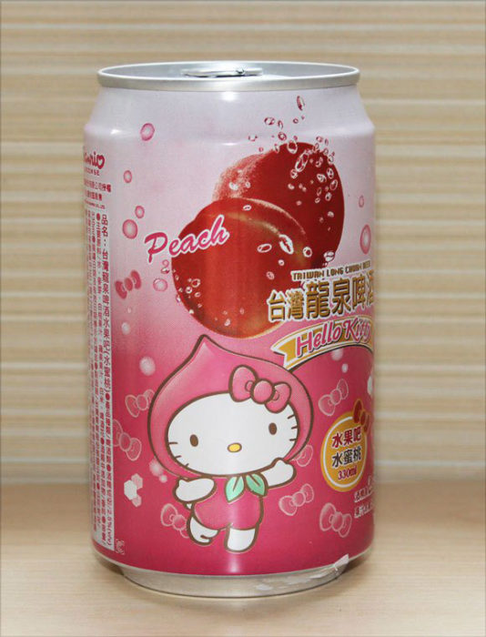 Cerveza de Hello Kitty sabor durazno