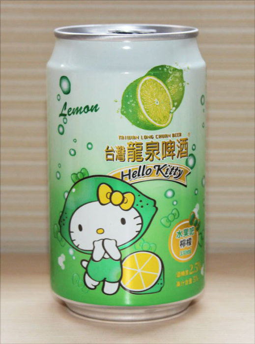 Cerveza de Hello Kitty sabor limón