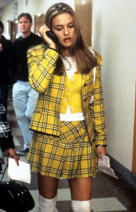 Cher Clueless outfit amarillo con cuadros