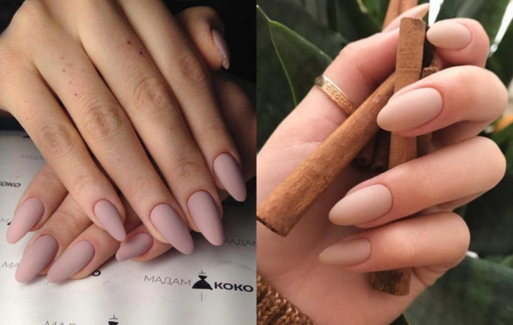 Colores de manicura; nude