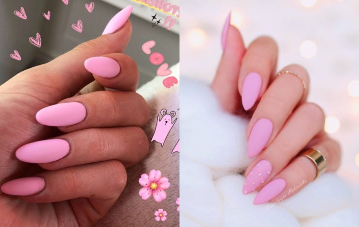 Colores de manicura; rosa chicle