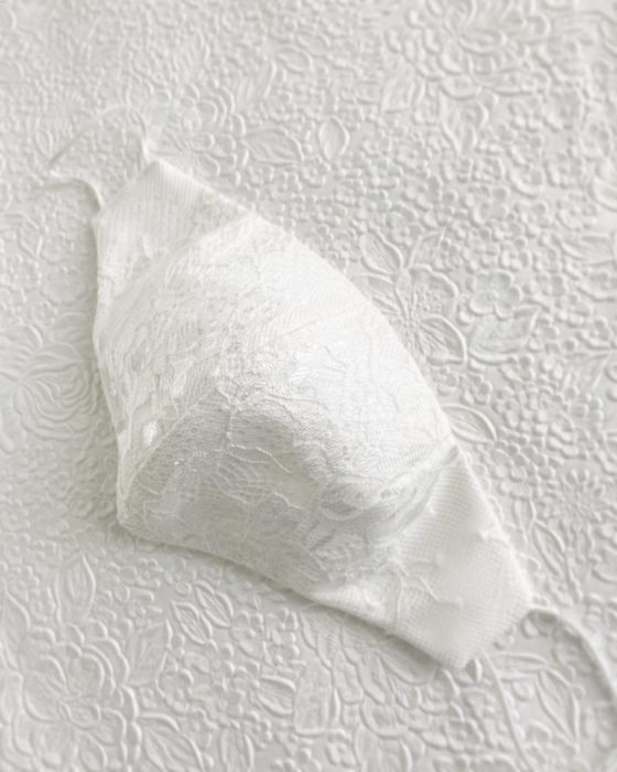 Cubrebocas para novias