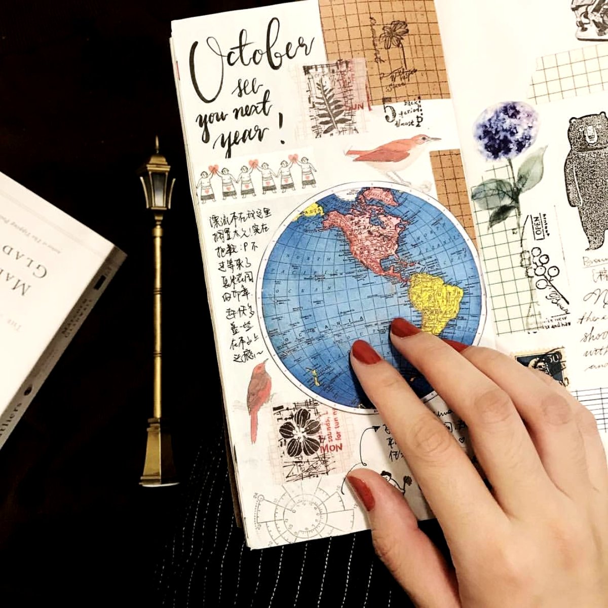 Creativas ideas para adornar tu diario de viaje por el mundo