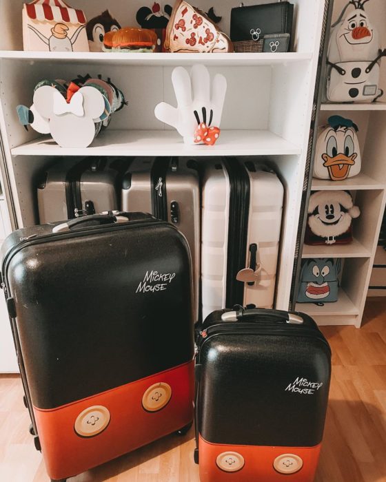 Maletas de viaje con diseño de Mickey Mouse